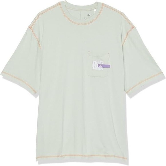 Adidas Sport Statement Boyfriend Pocket T-Shirt - Picture 1 of 4